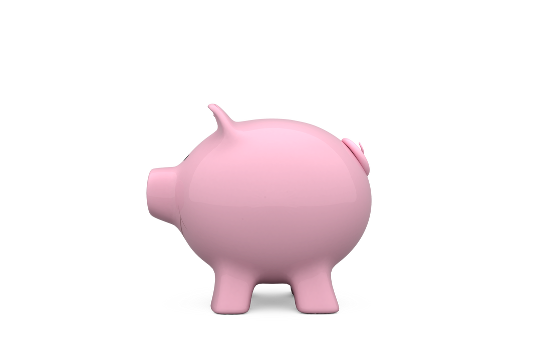 Pink Piggy Bank on Transparent Background Isolated Vector Illustration - Download Free Stock Images Pikwizard.com