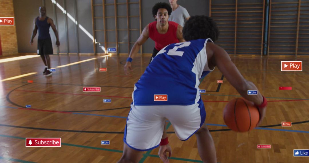 Basketball Game Analysis with Digital Data Overlays