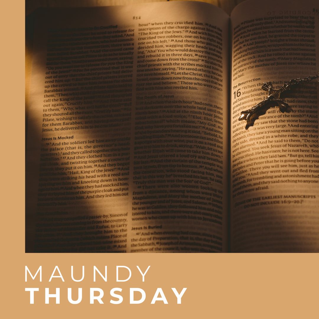 Maundy Thursday Bible and Rosary