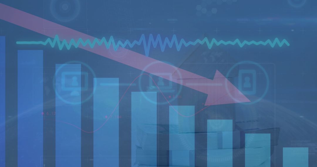 Global Business Data Network with Digital Decline Indicators