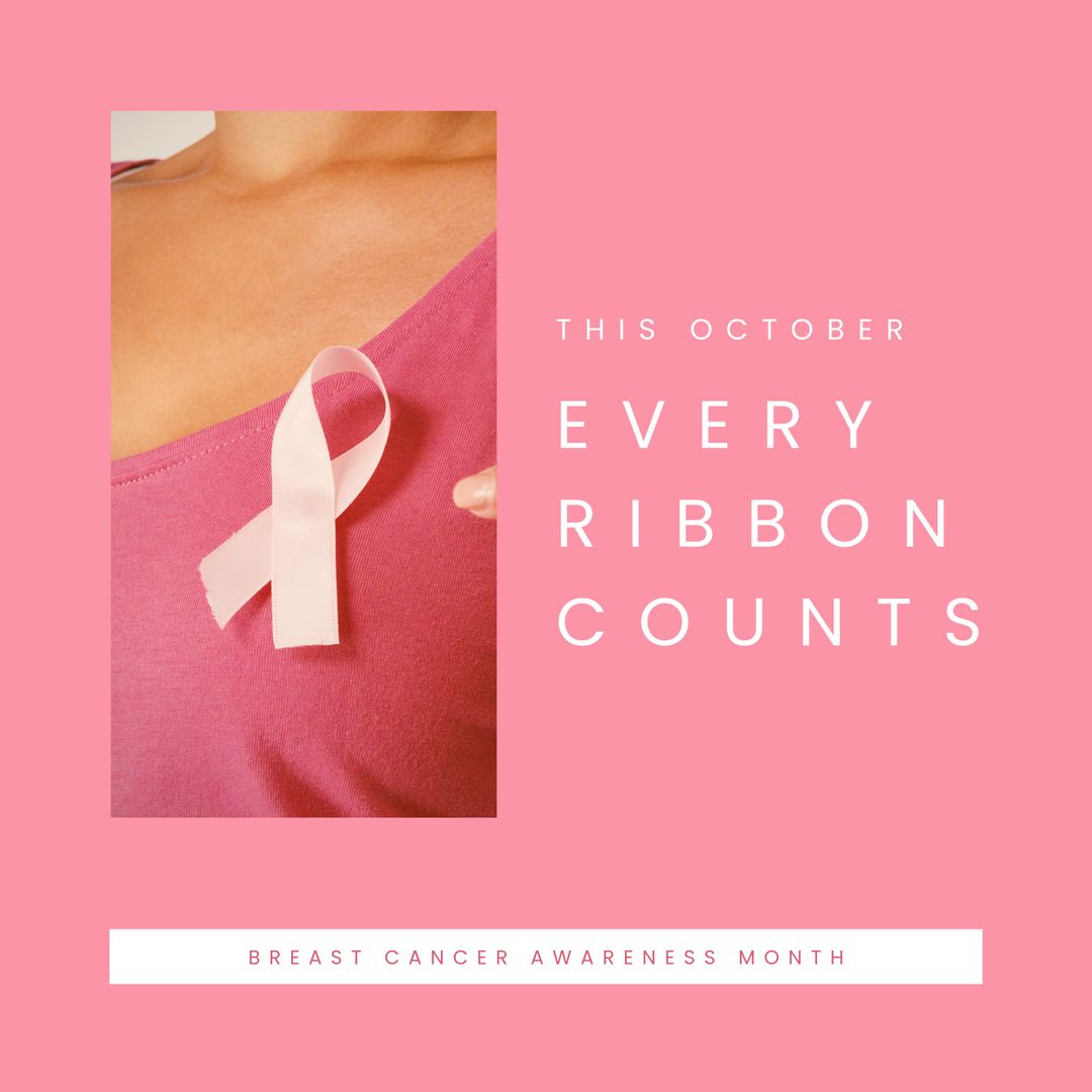 Breast Cancer Awareness Pink Ribbon Woman