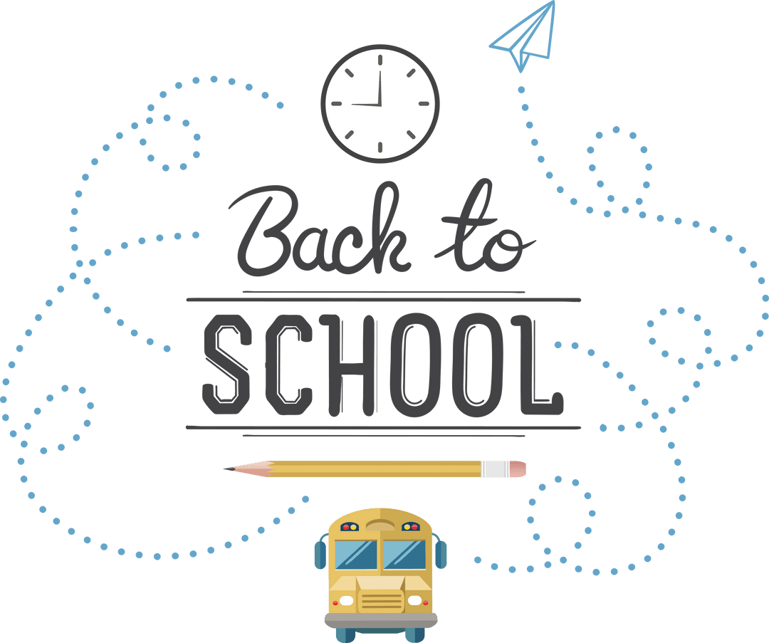 Transparent SVG Elementary Back to School Icons