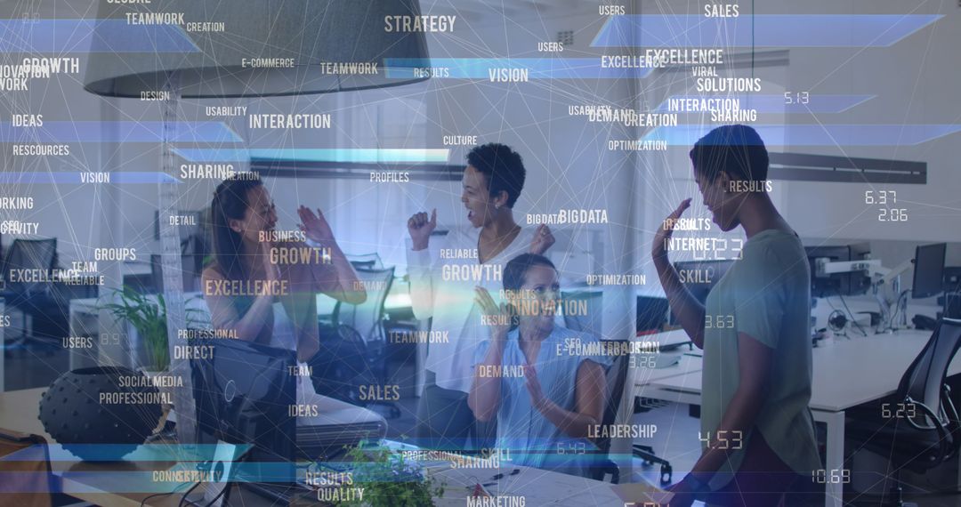 Digital Innovation and Team Collaboration in Modern Office