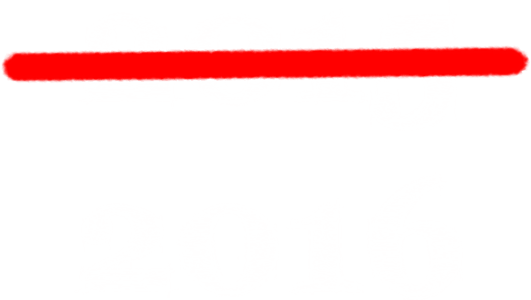 2016 Celebration Text on Transparent Vector Illustration