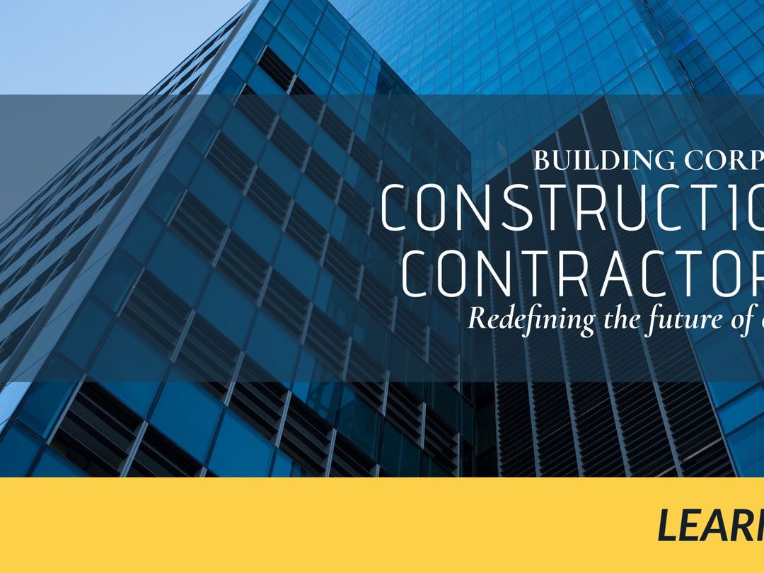 Corporate Construction Advertisement with Skyscraper Background - Download Free Stock Templates Pikwizard.com