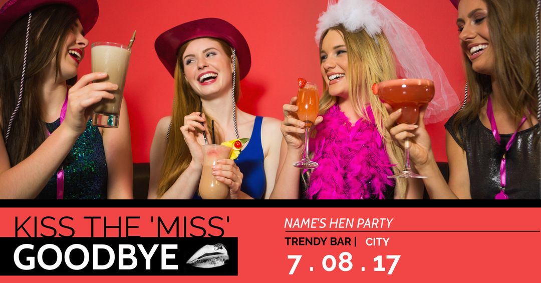 Joyful Bachelorette Party Celebration with Drinks and Friends