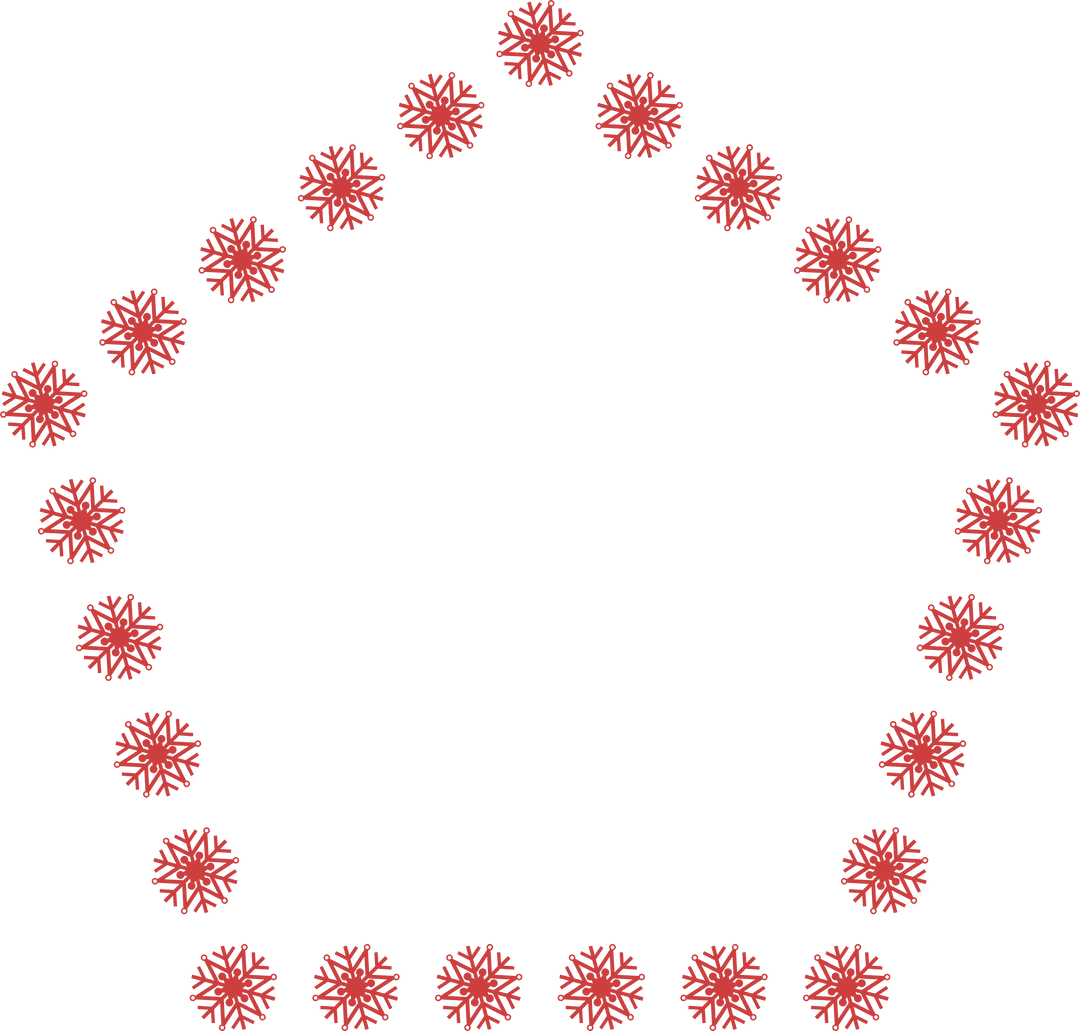 Red Dotnumenska Spiral Pattern on Transparent Background