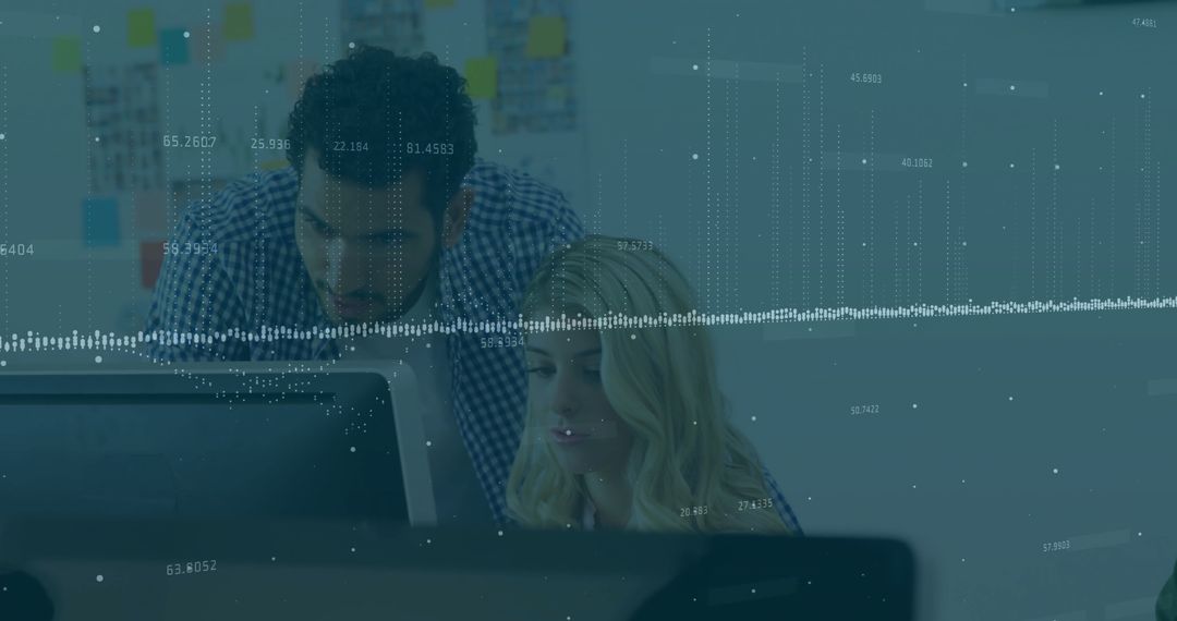 Financial Analysis Concept with Team in Modern Office