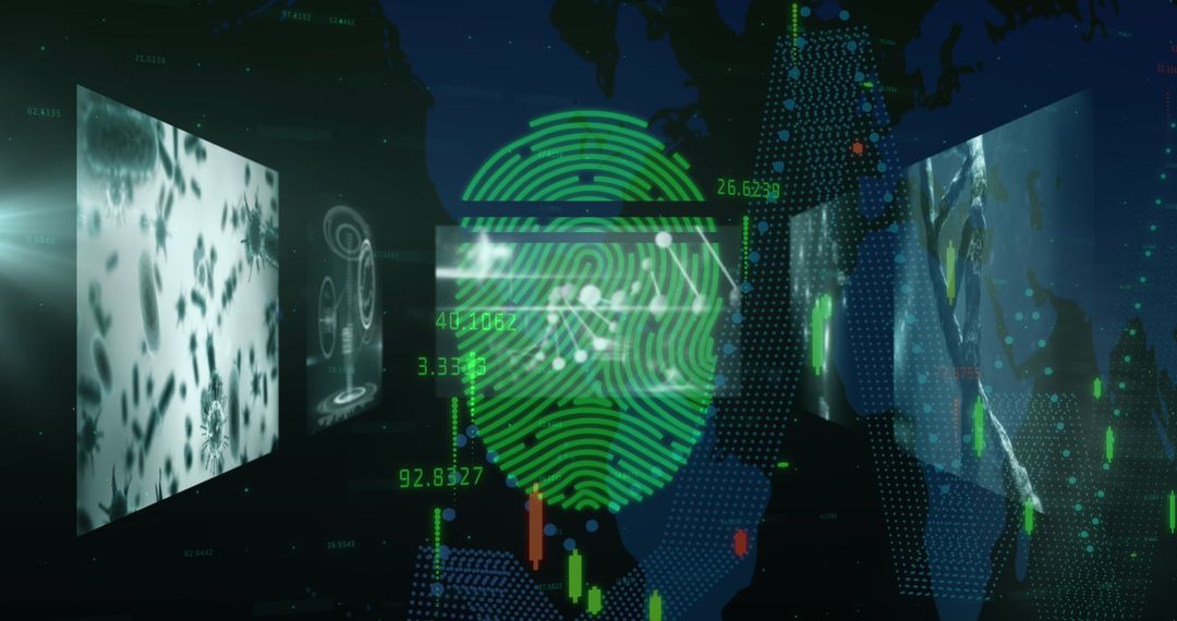 Fingerprint Authentication Over Digital Screens and Data Streams