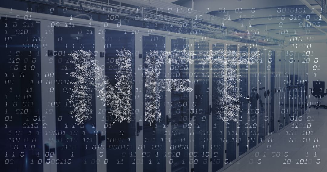 nft rendering in modern data center environment - Free Images, Stock Photos and Pictures on Pikwizard.com