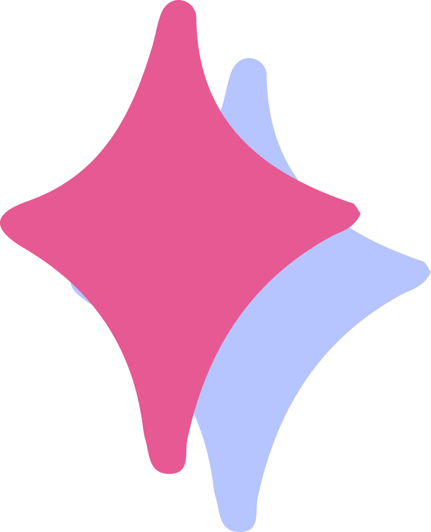 Transparent Overlapping Geometric Star Sparkles on Background