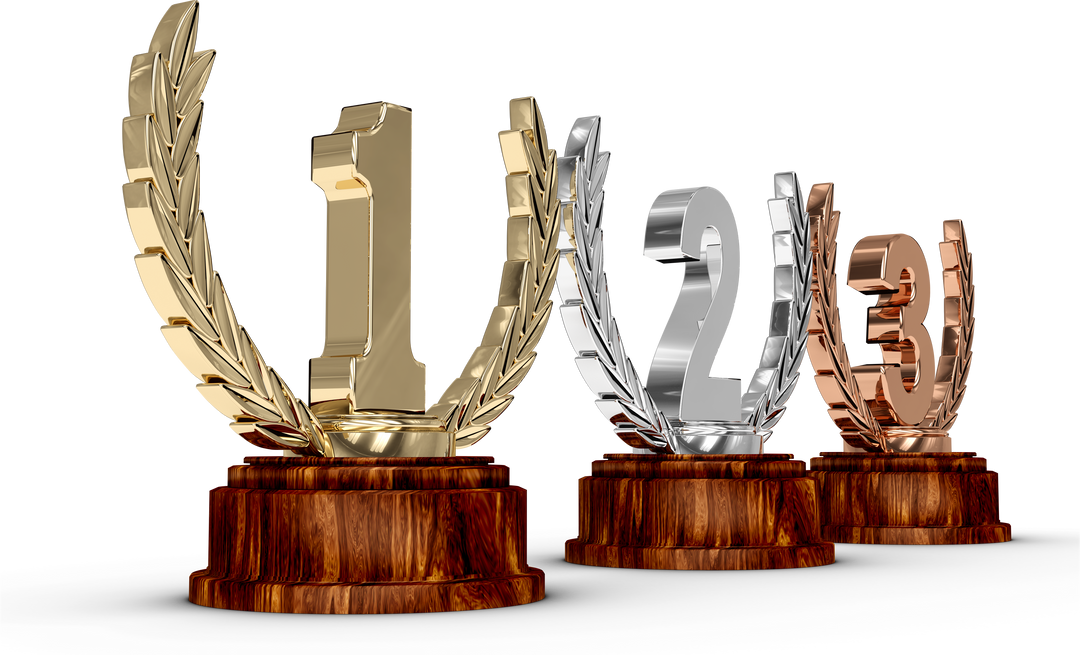 Transparent Gold, Silver, and Bronze Trophies for Sports and Achievement - Download Free Stock Images Pikwizard.com