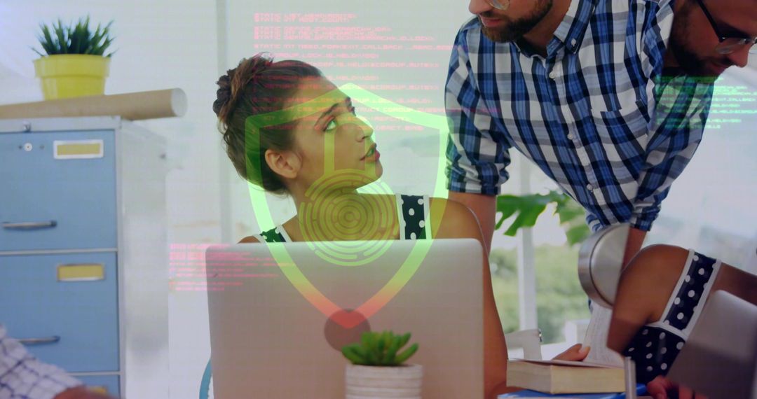 Professional Collaboration with Data Security Technology Overlay