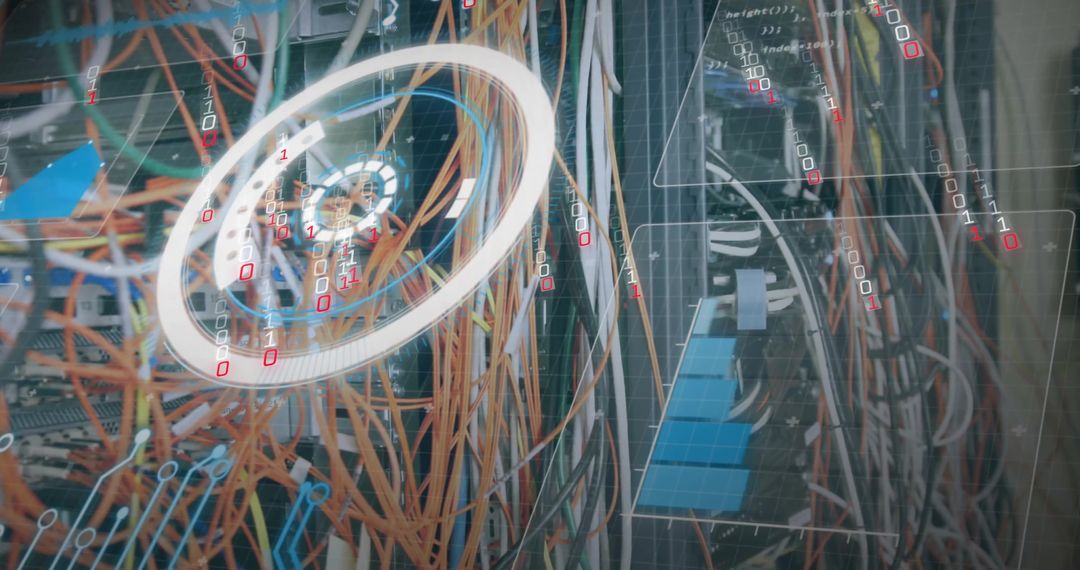 Abstract Visual of High-Tech Machine Learning Concept