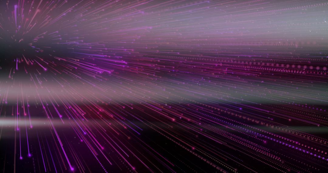 Futuristic Cyberspace Rays Converging in High-Speed Motion