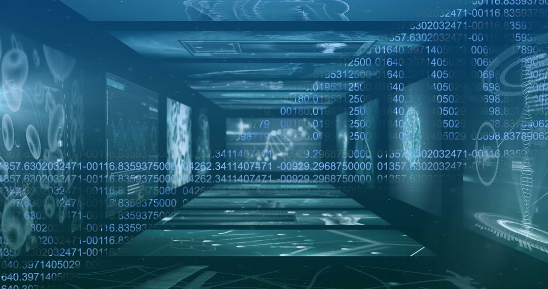 Innovative Digital DNA Data Visualization in Technology Context