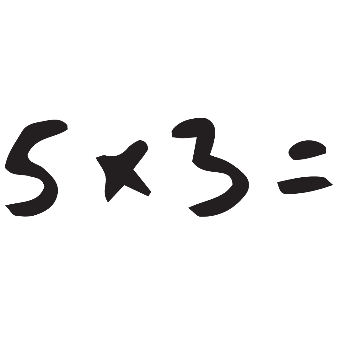 Transparent Vector Math Equation Illustration 5x3