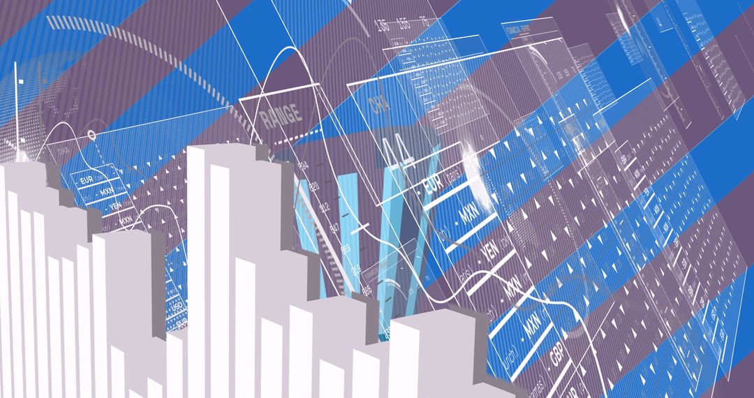Abstract Data Analysis with USA Theme Overlay