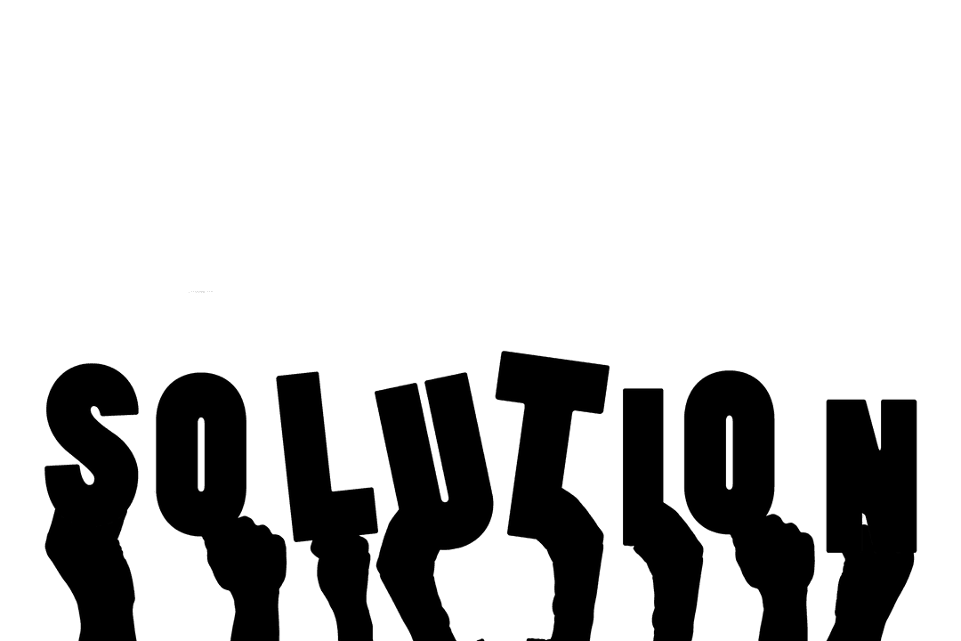 Transparent Hands Offering Solutions Concept