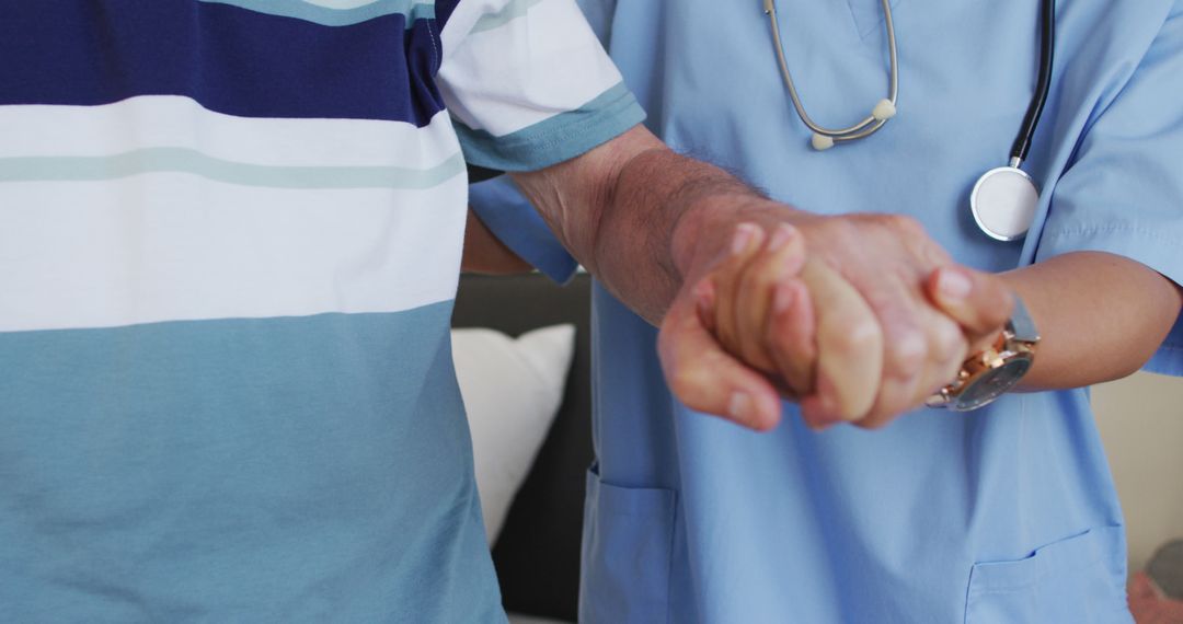 Healthcare Worker Assisting Elderly Patient - Free Images, Stock Photos and Pictures on Pikwizard.com