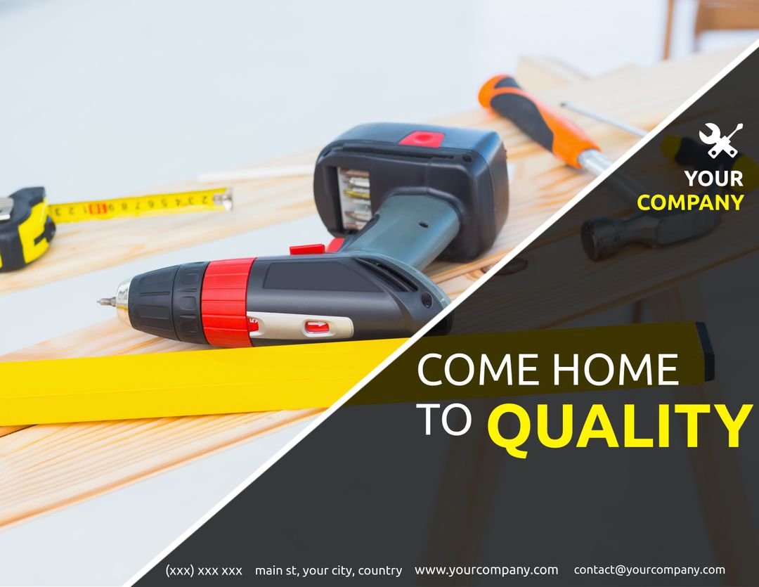 Cordless Drill and Tools for Home Improvement Projects