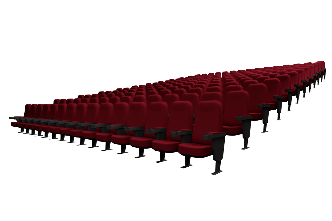 Transparent Cinema Audience Isolation Red Chairs Vector Illustration Entertainment - Download Free Stock Images Pikwizard.com