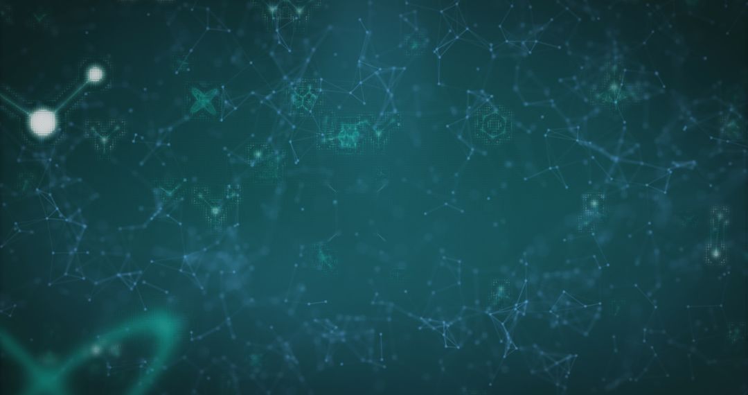 Abstract Connections and Molecules Digital Background