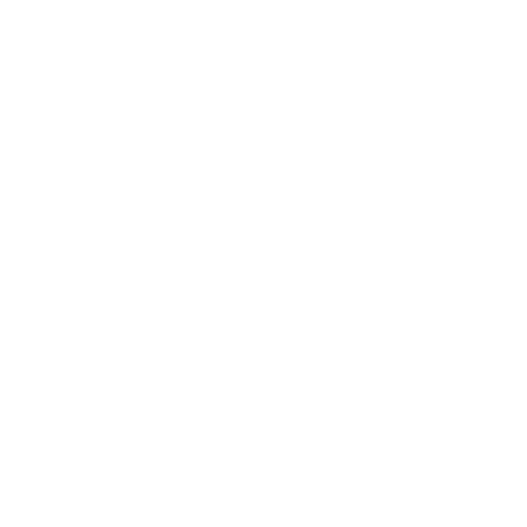 White Hand-drawn Arrow Cross on Transparent Background