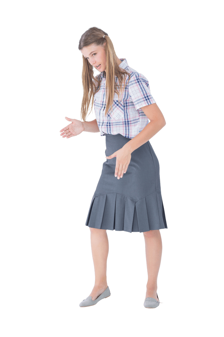 Transparent Quirky Hipster Woman Lorem Ipsum