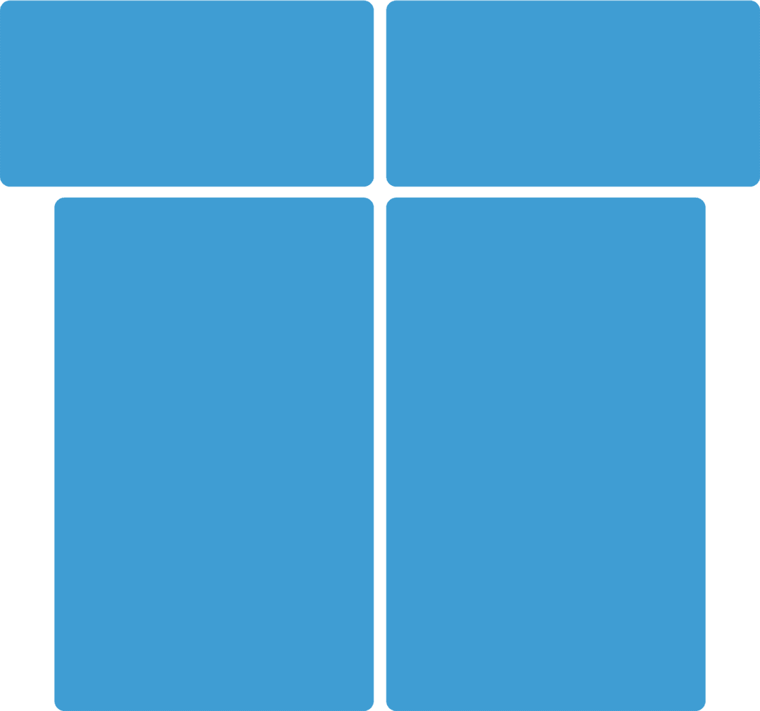 Blue Present Box Illustration on Transparent Background