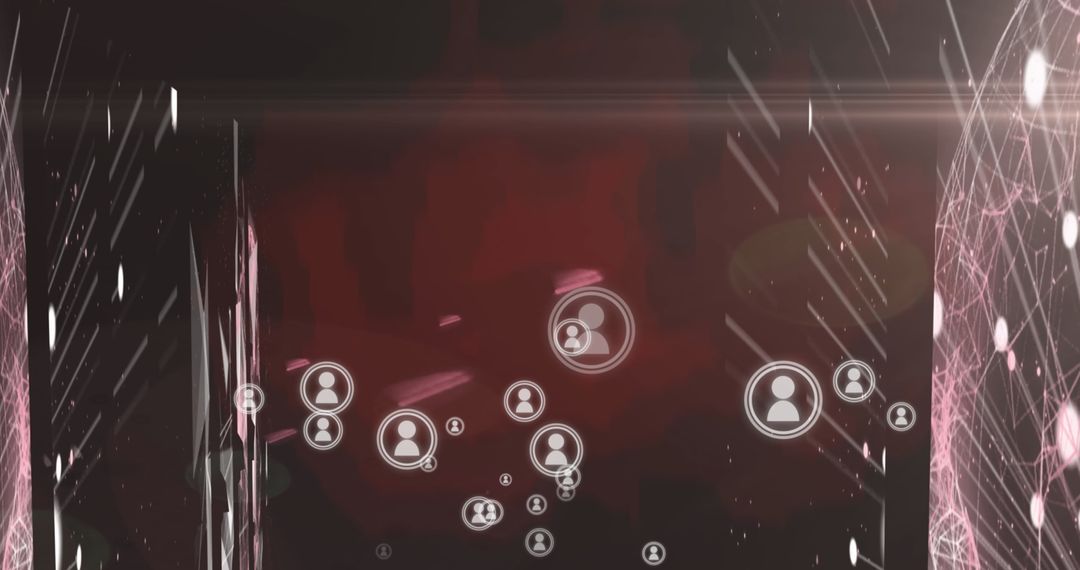 Abstract Icons of Modern Digital Communication Technology