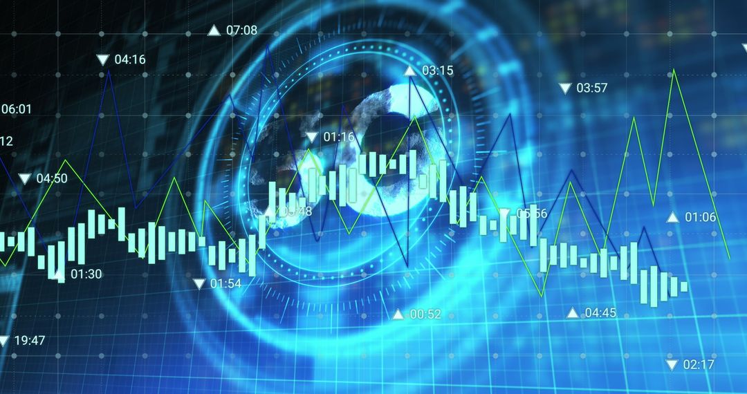 Digital Finance Concept with 5G and Global Insights