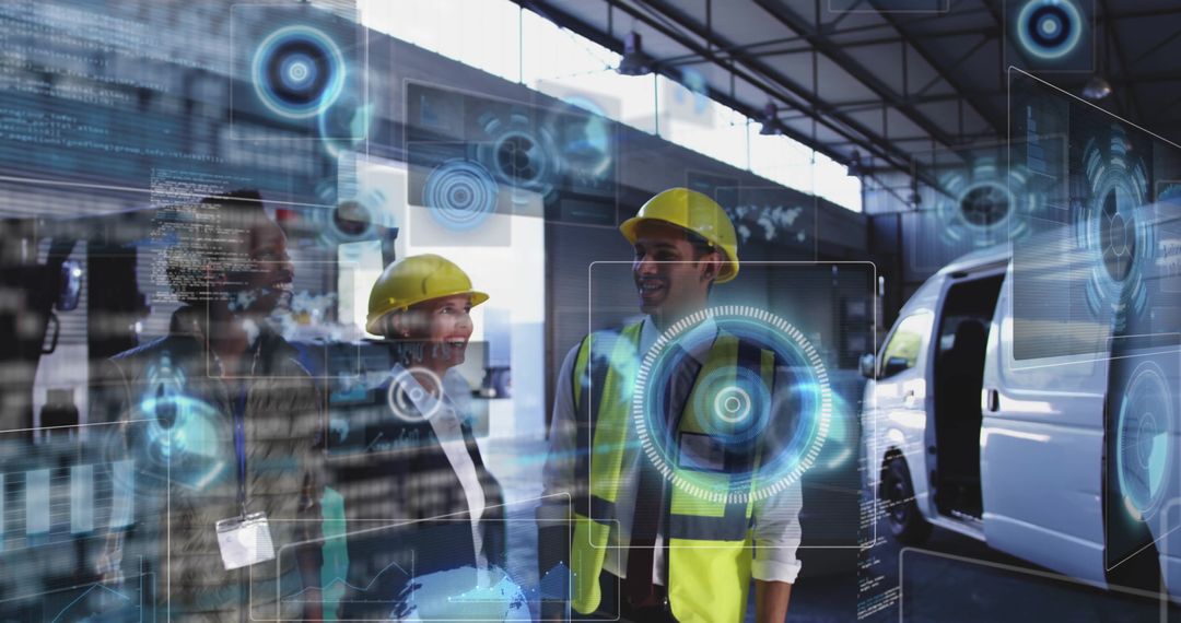 Futuristic Collaborations in Industrial Warehouse with Holographic Technology