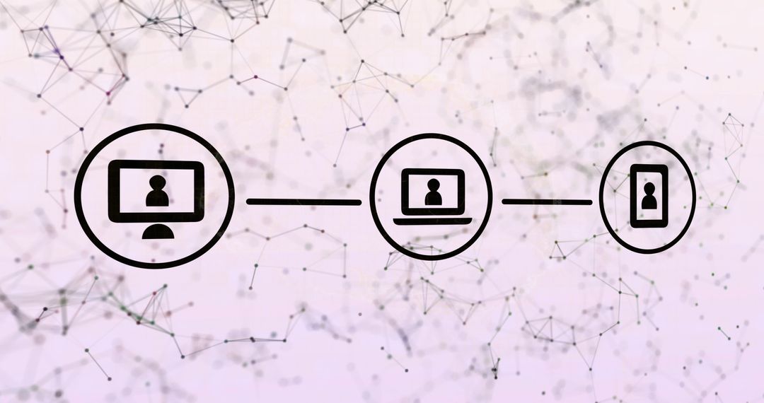 Digital Connectivity Concept with Technology Icons