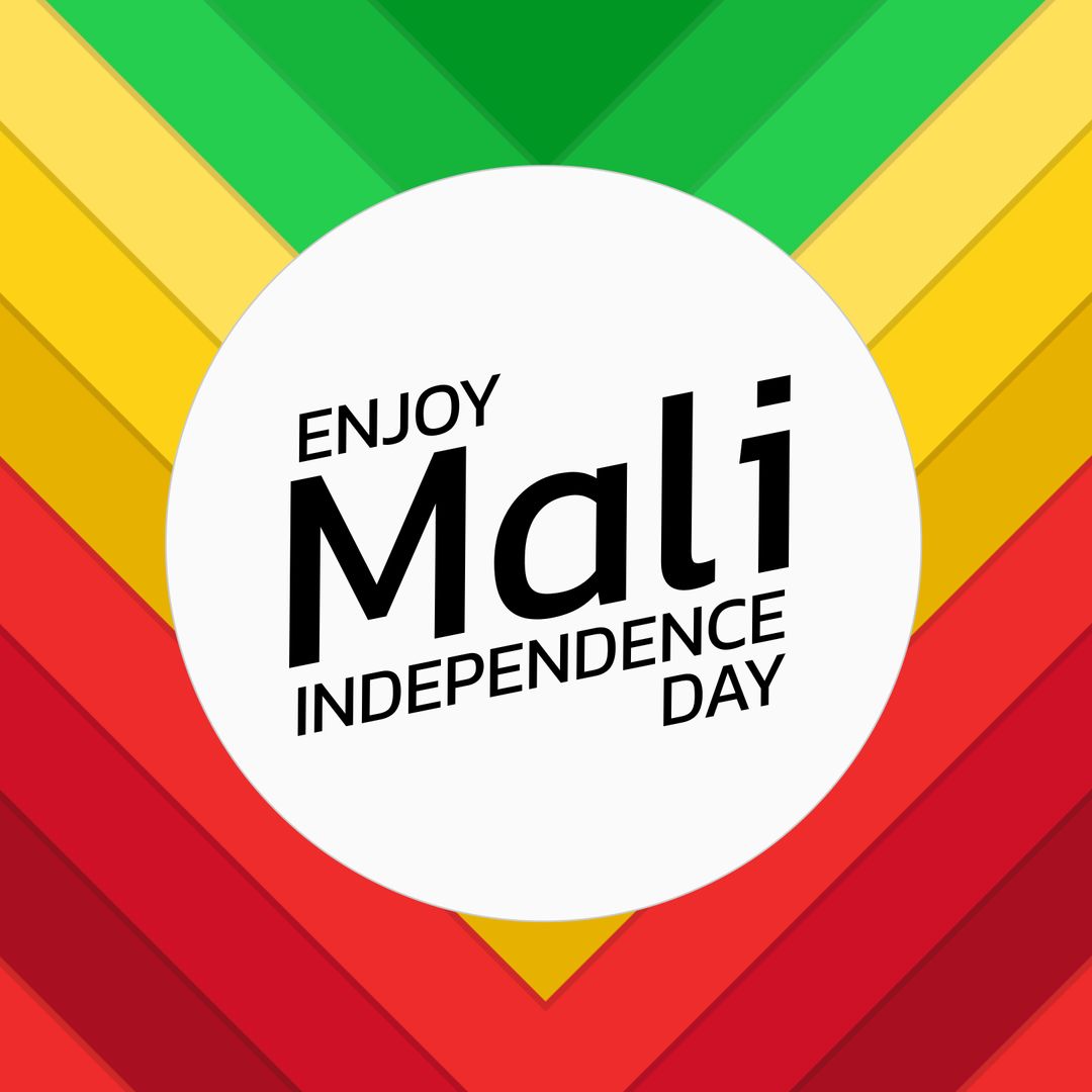 Mali Independence Day Celebration Background Design