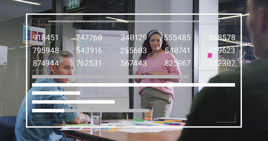 Diverse Manager Leading Team Discussion in Modern Office