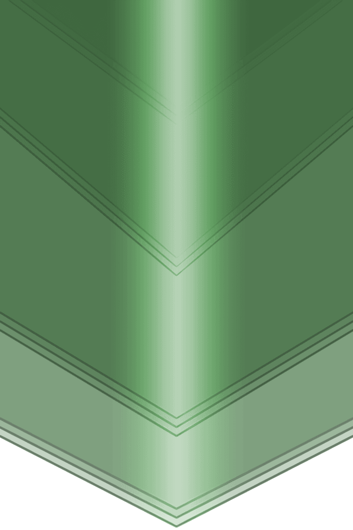 Transparent Green Origami Card Background Design Element