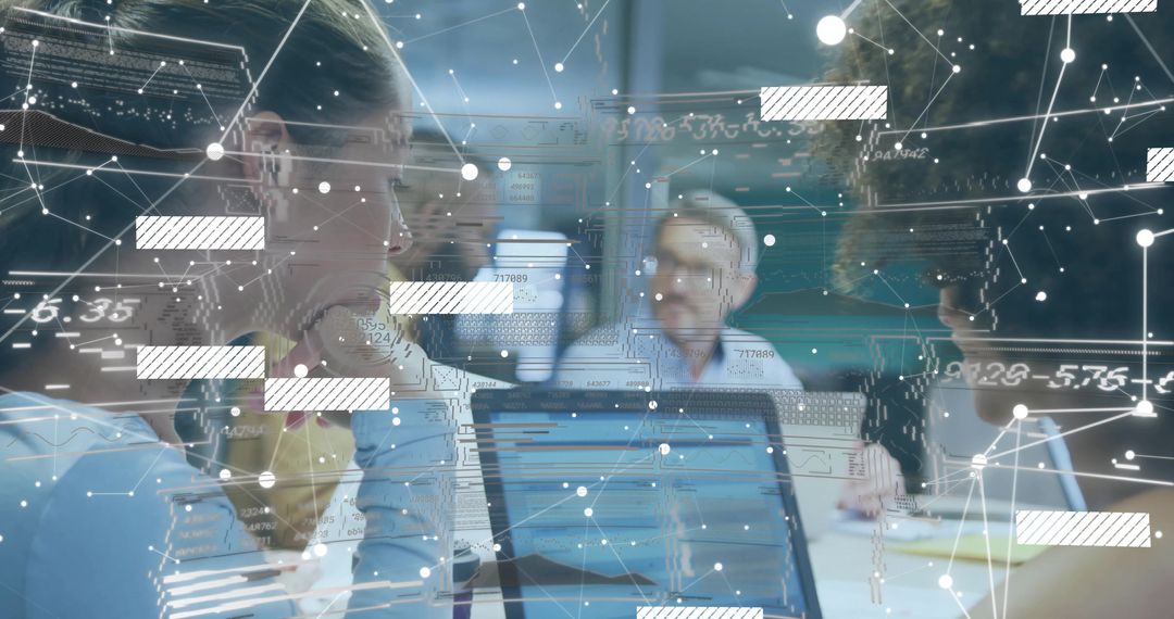 Tech Professionals in Collaborative Data Analysis Meeting