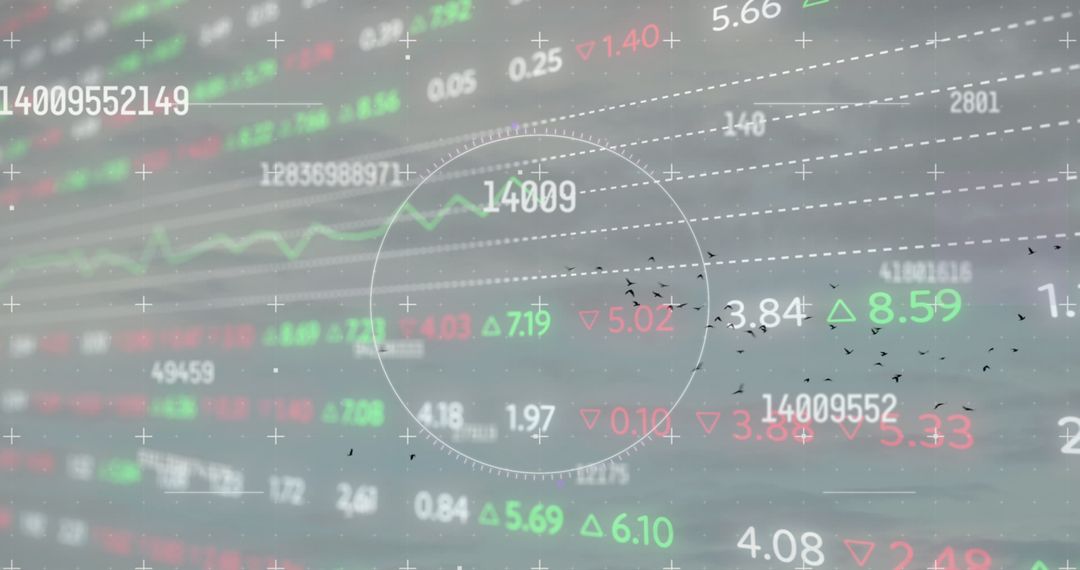 Dynamic Stock Market Diagrams With Numeric Fluctuations