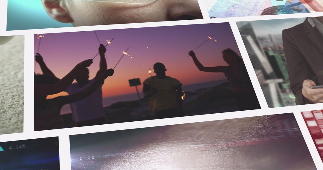 Dynamic Online Collage of Business, Leisure, and Technology