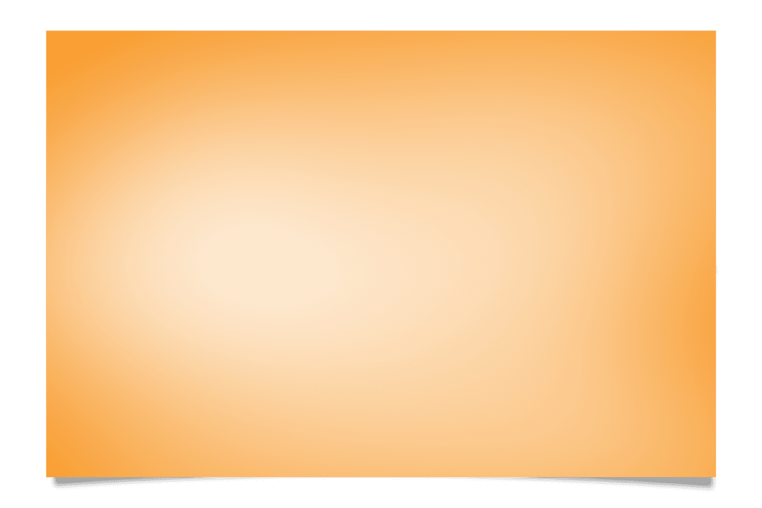 Abstract Orange Rectangular Shape on Transparent Background