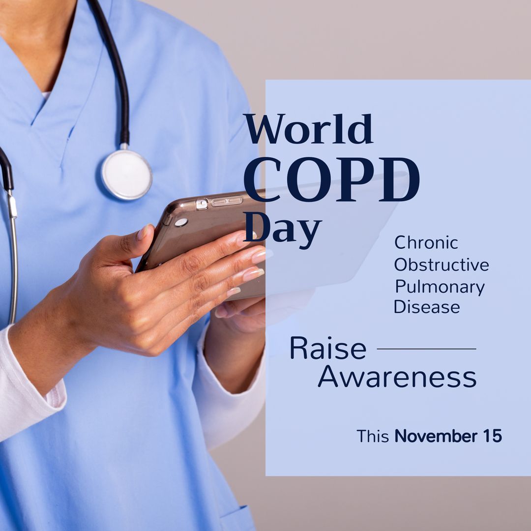 World COPD Day Awareness with Female Doctor