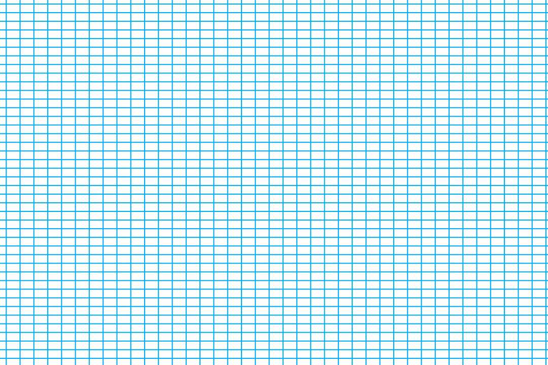Seamless Blue Line Grid on Transparent Background