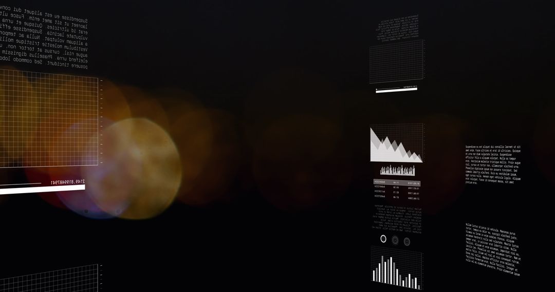 Abstract Digital Data Visualization with Analytical Graphs