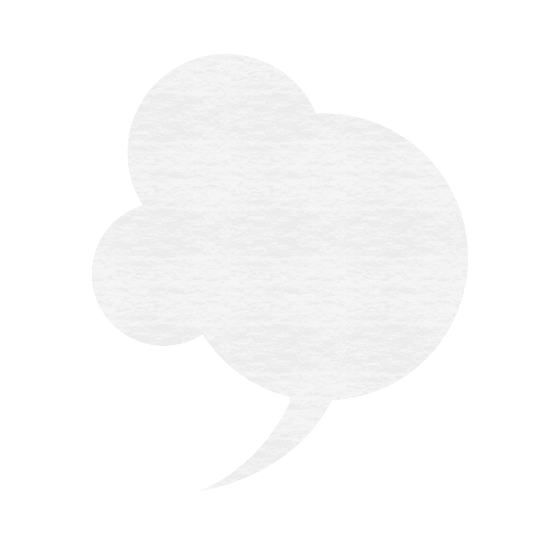 Transparent Cloud-Like Speech Bubble Isolated