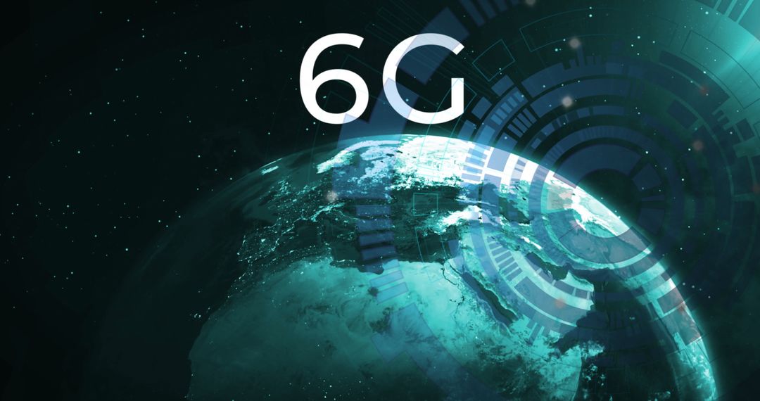 6G Technology and Global Network Visual on Digital Earth
