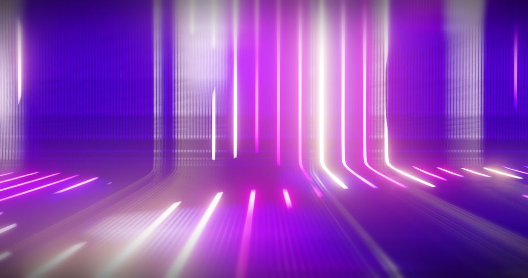 Dynamic Neon Abstract Light Trails Pattern