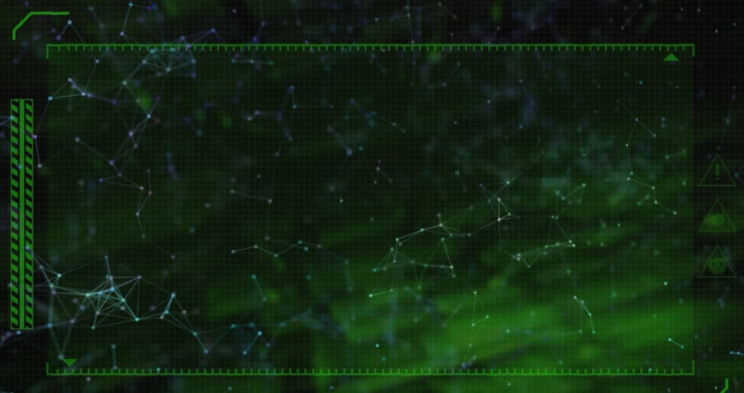 Global Network Connections and Digital Data Grid Background