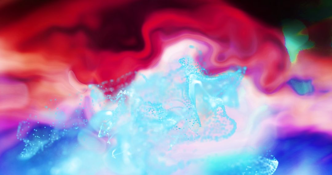 Vibrant Abstract Colorful Liquid Light Patterns