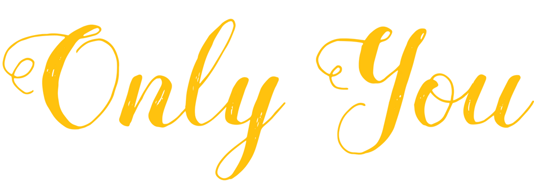 Handwritten Yellow 'Only You' Text on Transparent Background - Download Free Stock Images Pikwizard.com